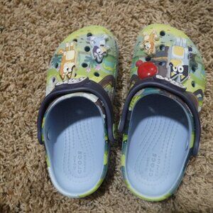 Bluey Crocs Kids Size 11